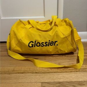 Glossier Yellow Duffle Bag